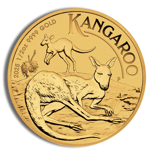 2025 1/2 oz Australian Kangaroo Gold Coin